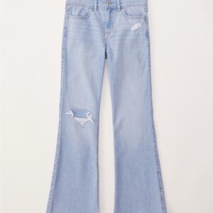 Abercrombie Kids Light Blue Flare Jeans